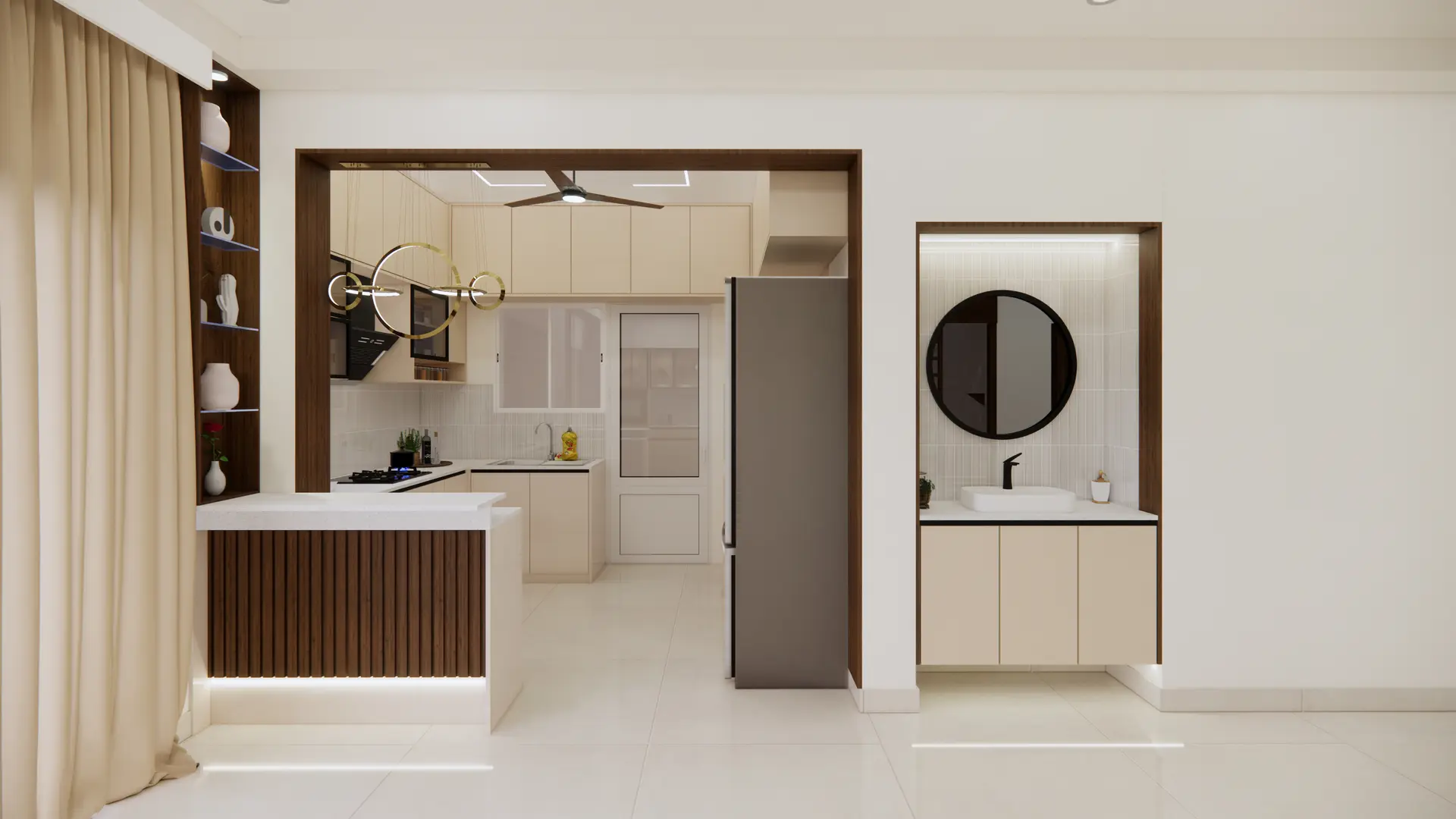 Open Modular Kitchen