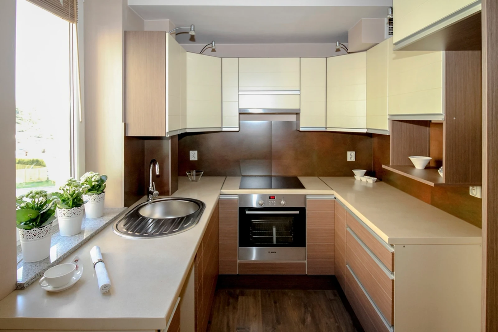 L-Shaped Modular Kitchen Designs